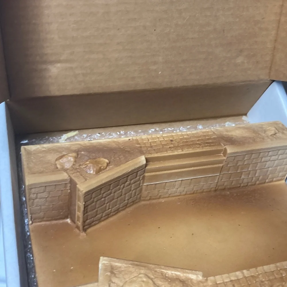 Custom Dioramics 1/35 Canal Dyke Bridge France WWII, unbuilt, polyfoam resin kit